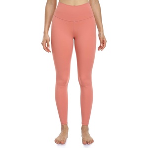 image:imageColorfulkoala Womens Buttery Soft High Waisted Yoga Pants FullLength LeggingsCoral Pink