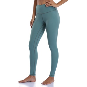 image:imageColorfulkoala Womens Buttery Soft High Waisted Yoga Pants FullLength LeggingsMuted Green