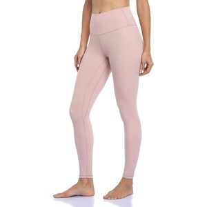 image:imageColorfulkoala Womens Buttery Soft High Waisted Yoga Pants FullLength LeggingsPink Suede