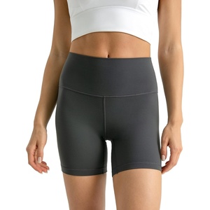 image:imageColorfulkoala Womens Dreamlux High Waisted Yoga Shorts 6 Inseam Workout TightsDark Carbon