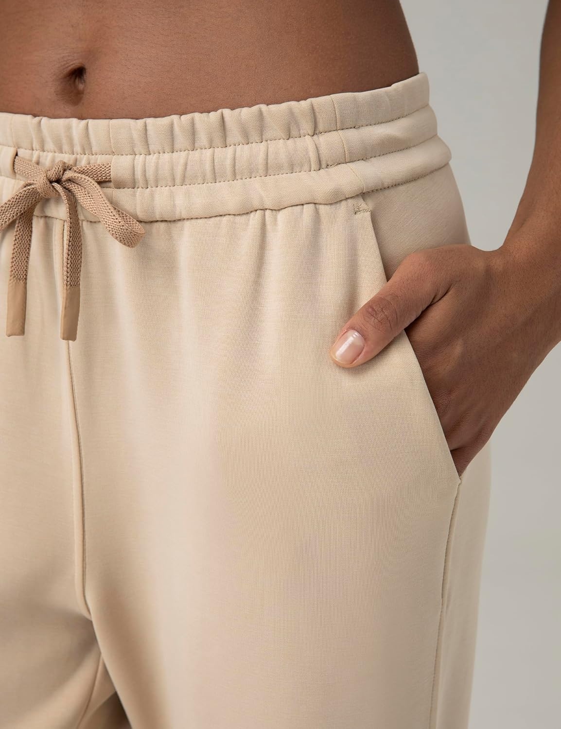 image:imageColorfulkoala Womens High Waisted Soft Drawstring Velvra Modal Sweatpants Wide Leg Casual Lounge Pants with PocketsBoulder