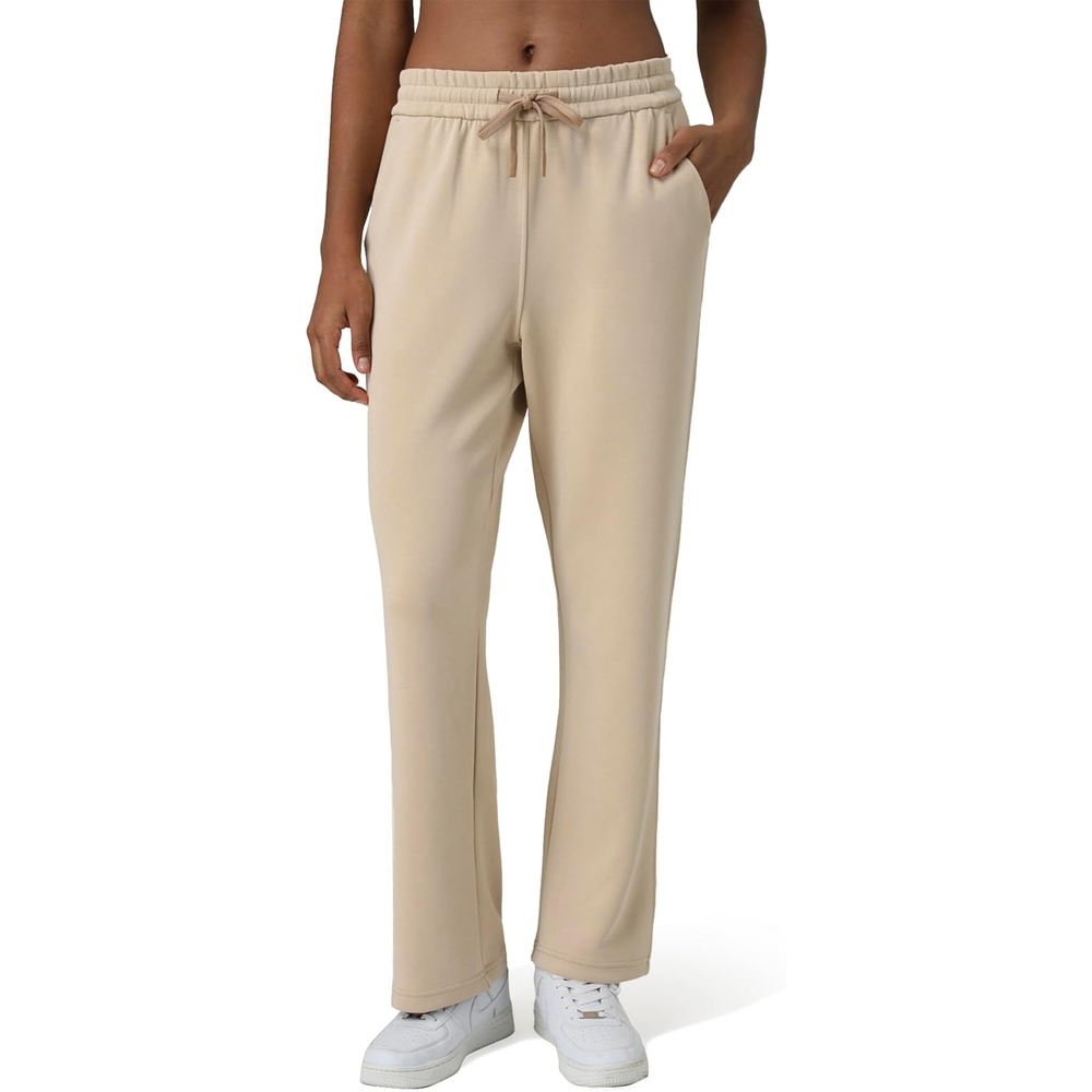 image:imageColorfulkoala Womens High Waisted Soft Drawstring Velvra Modal Sweatpants Wide Leg Casual Lounge Pants with PocketsBoulder