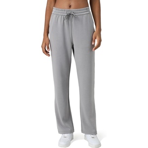 image:imageColorfulkoala Womens High Waisted Soft Drawstring Velvra Modal Sweatpants Wide Leg Casual Lounge Pants with PocketsCharcoal Grey
