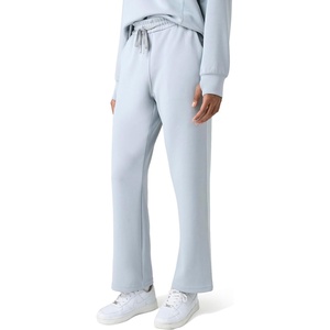 image:imageColorfulkoala Womens High Waisted Soft Drawstring Velvra Modal Sweatpants Wide Leg Casual Lounge Pants with PocketsFaded Denim