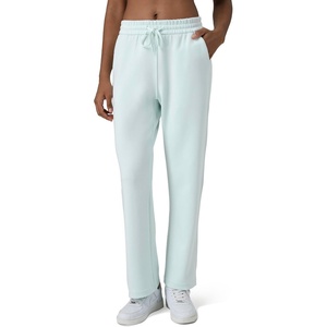 image:imageColorfulkoala Womens High Waisted Soft Drawstring Velvra Modal Sweatpants Wide Leg Casual Lounge Pants with PocketsMint Green