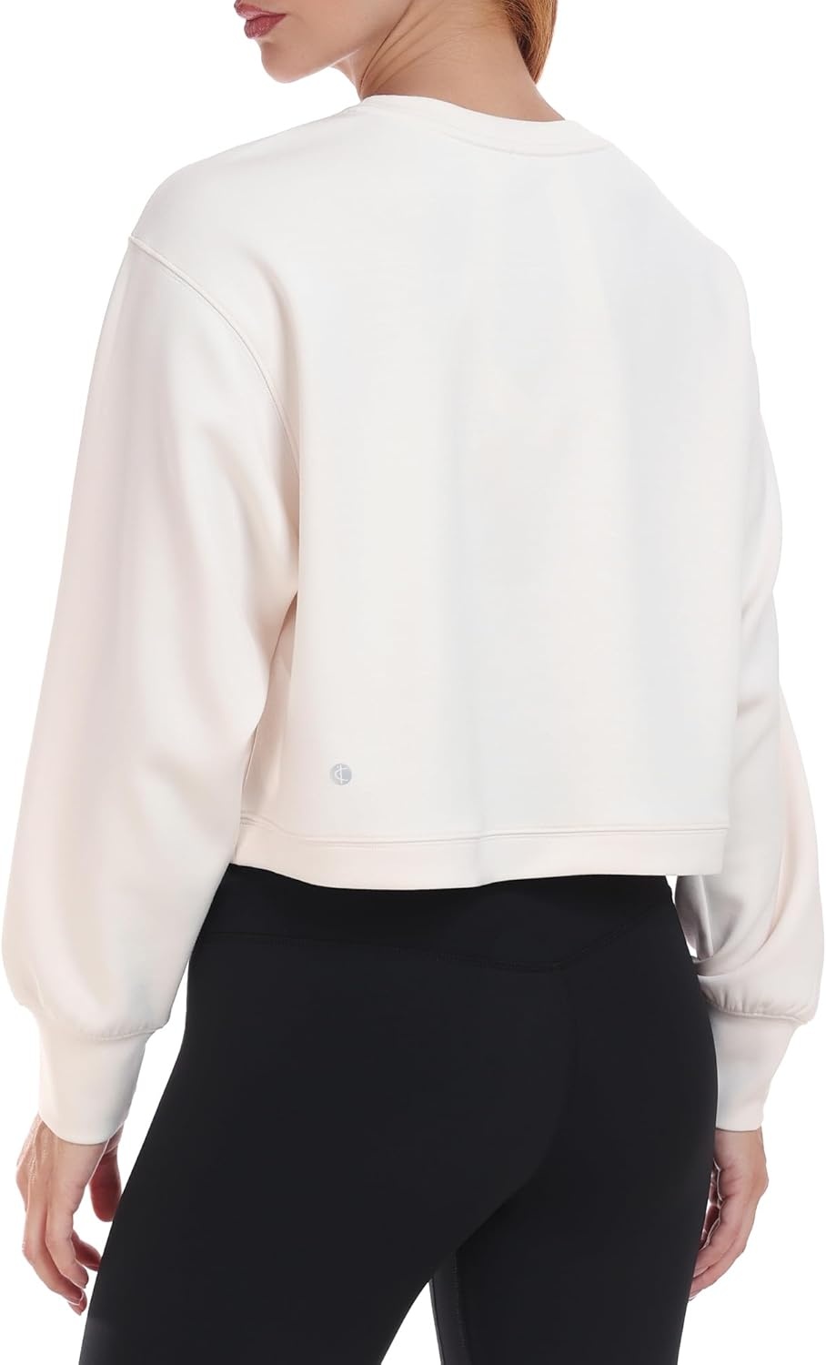 image:imageColorfulkoala Womens Long Sleeve Athletic Sweatshirt Crewneck Velvra Modal Pullover TopsIvory