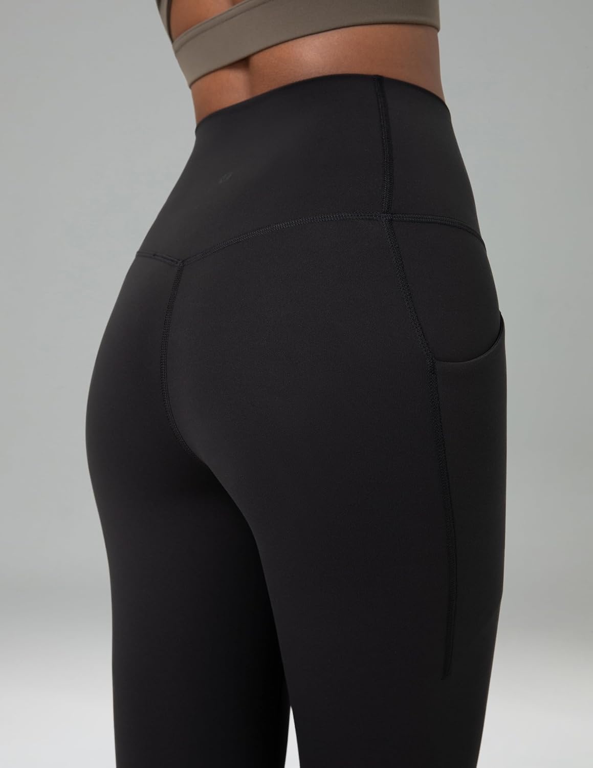 image:imageColorfulkoala Womens Dreamlux High Waisted Workout Leggings 25 28 Inseam Yoga Pants with PocketsBlack