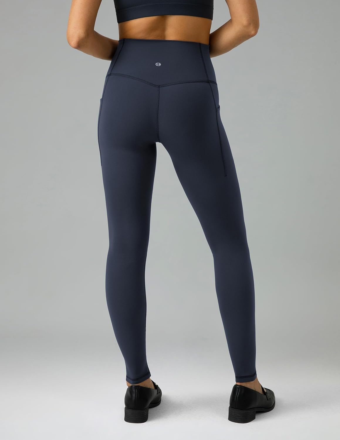 image:imageColorfulkoala Womens Dreamlux High Waisted Workout Leggings 25 28 Inseam Yoga Pants with PocketsBlue Ink