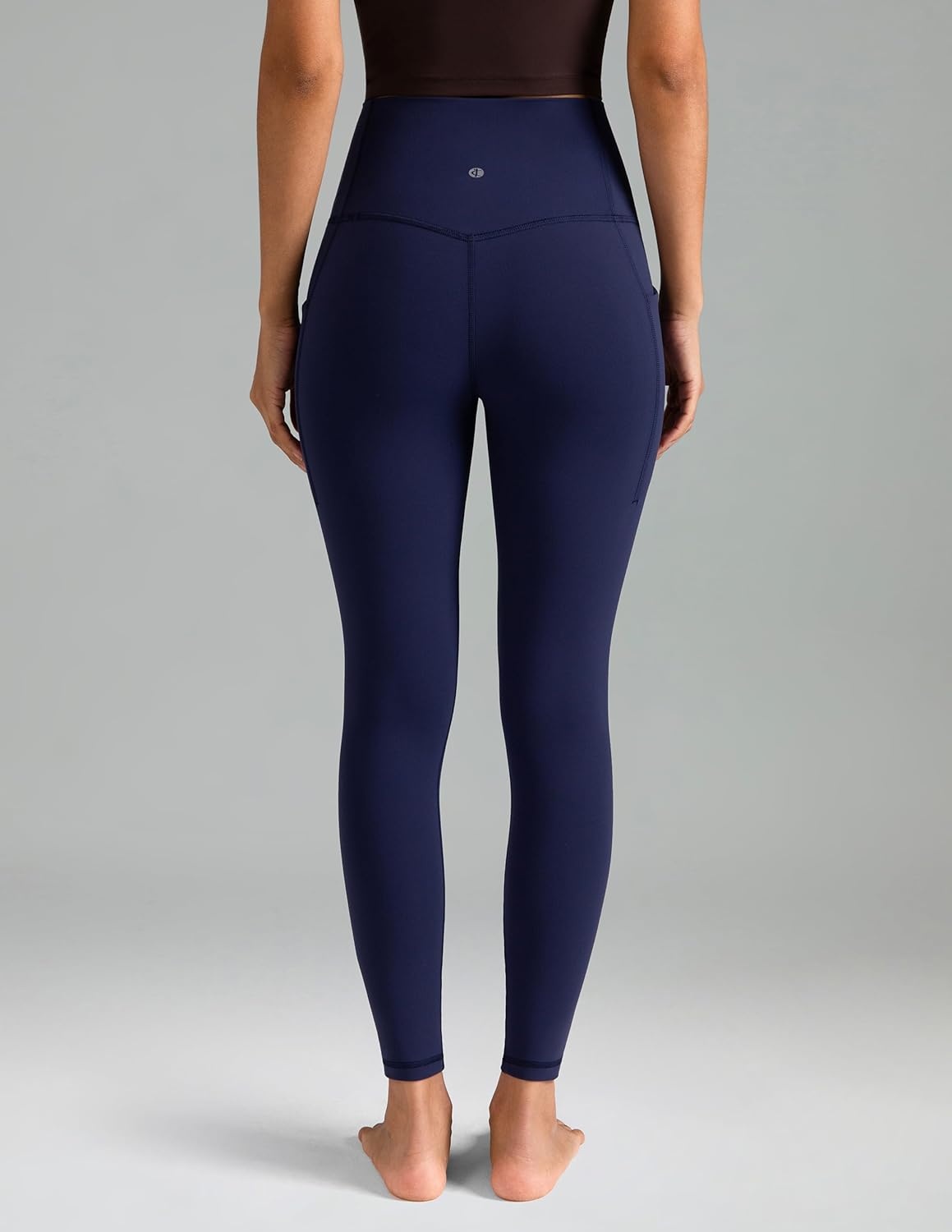 image:imageColorfulkoala Womens Dreamlux High Waisted Workout Leggings 25 28 Inseam Yoga Pants with PocketsEclipse