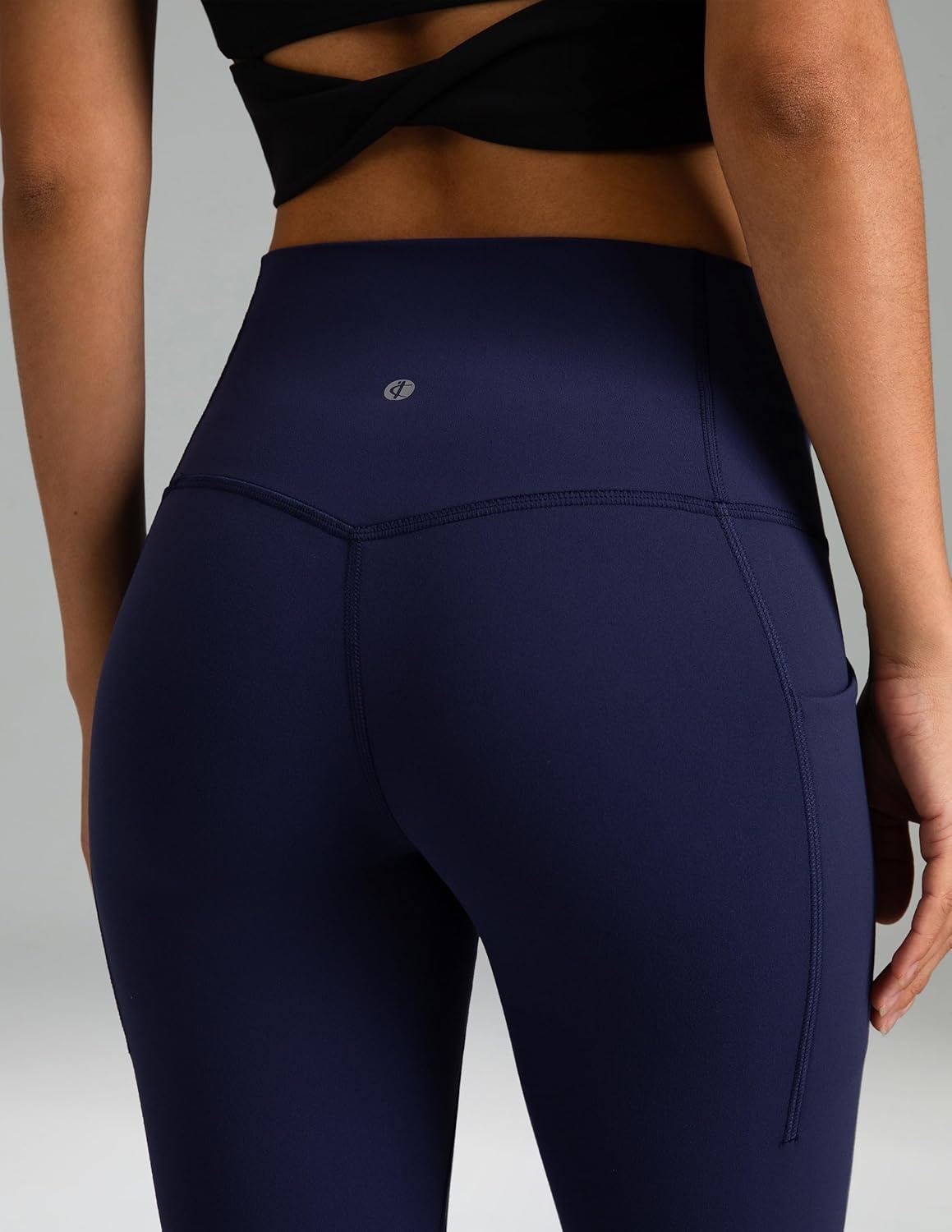 image:imageColorfulkoala Womens Dreamlux High Waisted Workout Leggings 25 28 Inseam Yoga Pants with PocketsEclipse