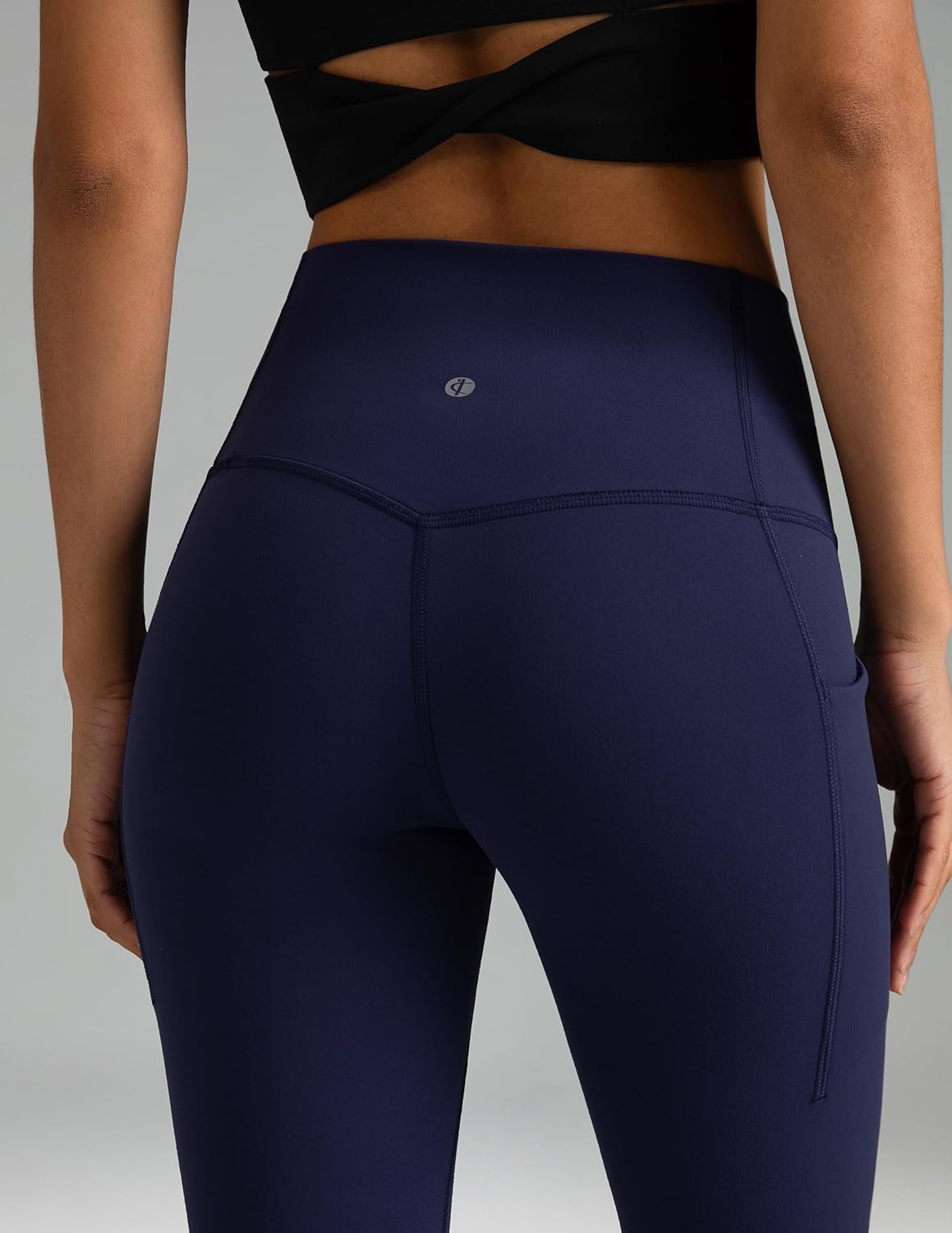 image:imageColorfulkoala Womens Dreamlux High Waisted Workout Leggings 25 28 Inseam Yoga Pants with PocketsEclipse