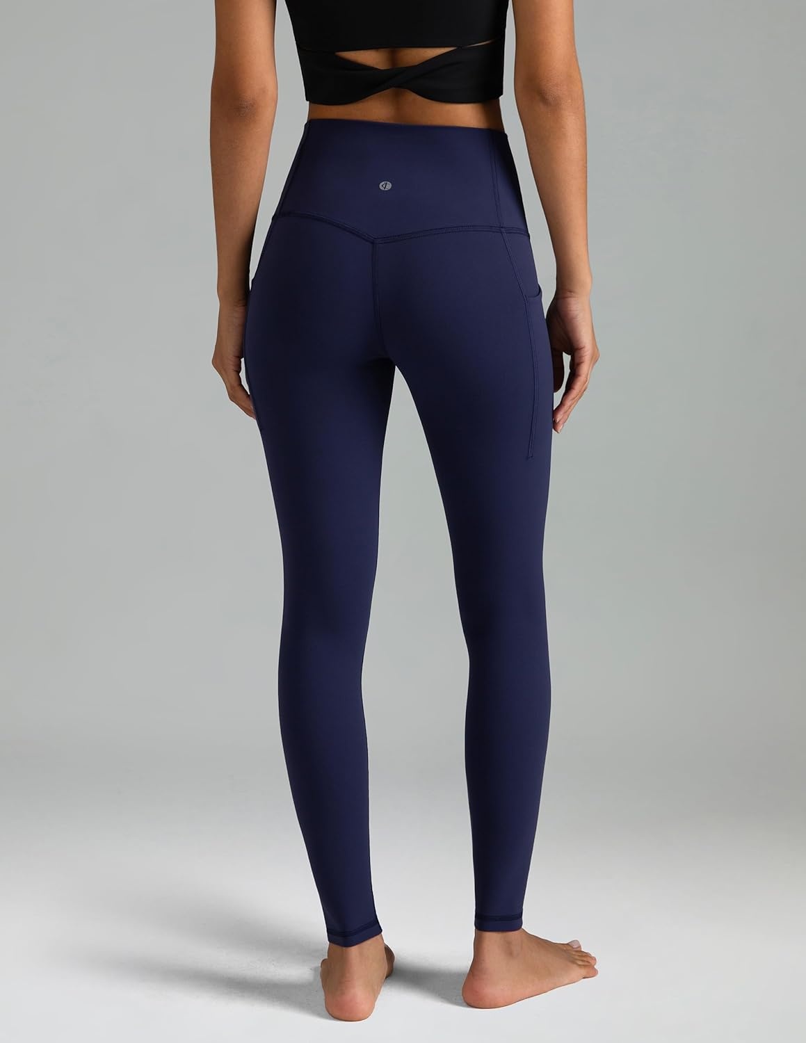 image:imageColorfulkoala Womens Dreamlux High Waisted Workout Leggings 25 28 Inseam Yoga Pants with PocketsEclipse