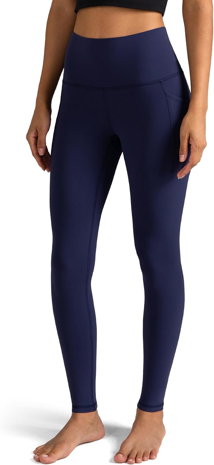 image:imageColorfulkoala Womens Dreamlux High Waisted Workout Leggings 25 28 Inseam Yoga Pants with PocketsEclipse