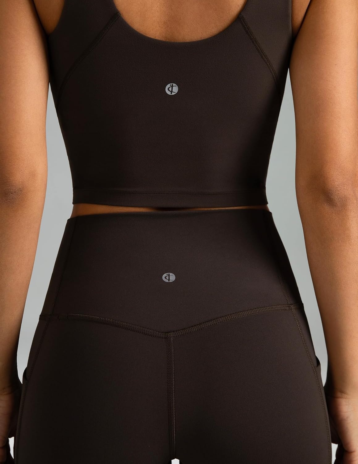 image:imageColorfulkoala Womens Dreamlux High Waisted Workout Leggings 25 28 Inseam Yoga Pants with PocketsEspresso