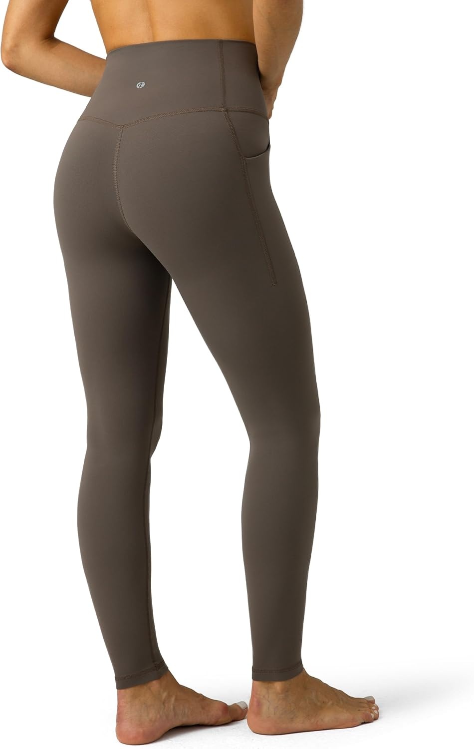 image:imageColorfulkoala Womens Dreamlux High Waisted Workout Leggings 25 28 Inseam Yoga Pants with PocketsMajor Brown