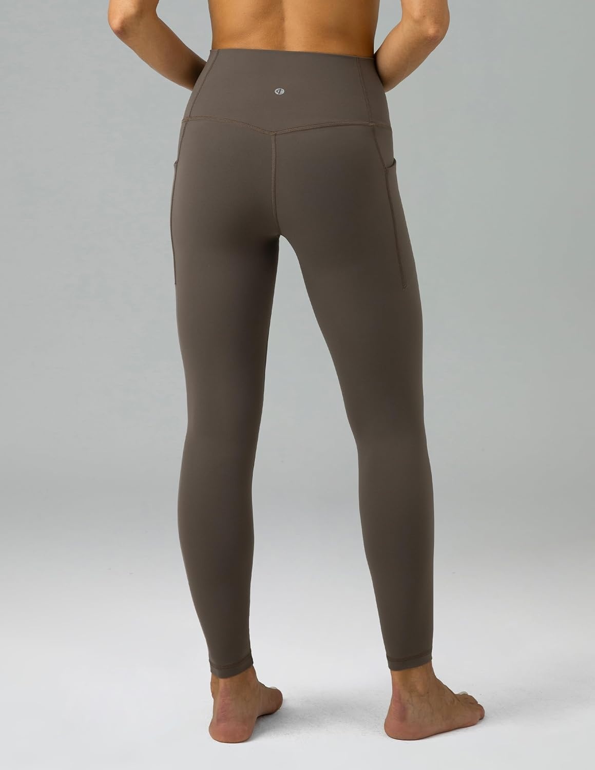 image:imageColorfulkoala Womens Dreamlux High Waisted Workout Leggings 25 28 Inseam Yoga Pants with PocketsMajor Brown