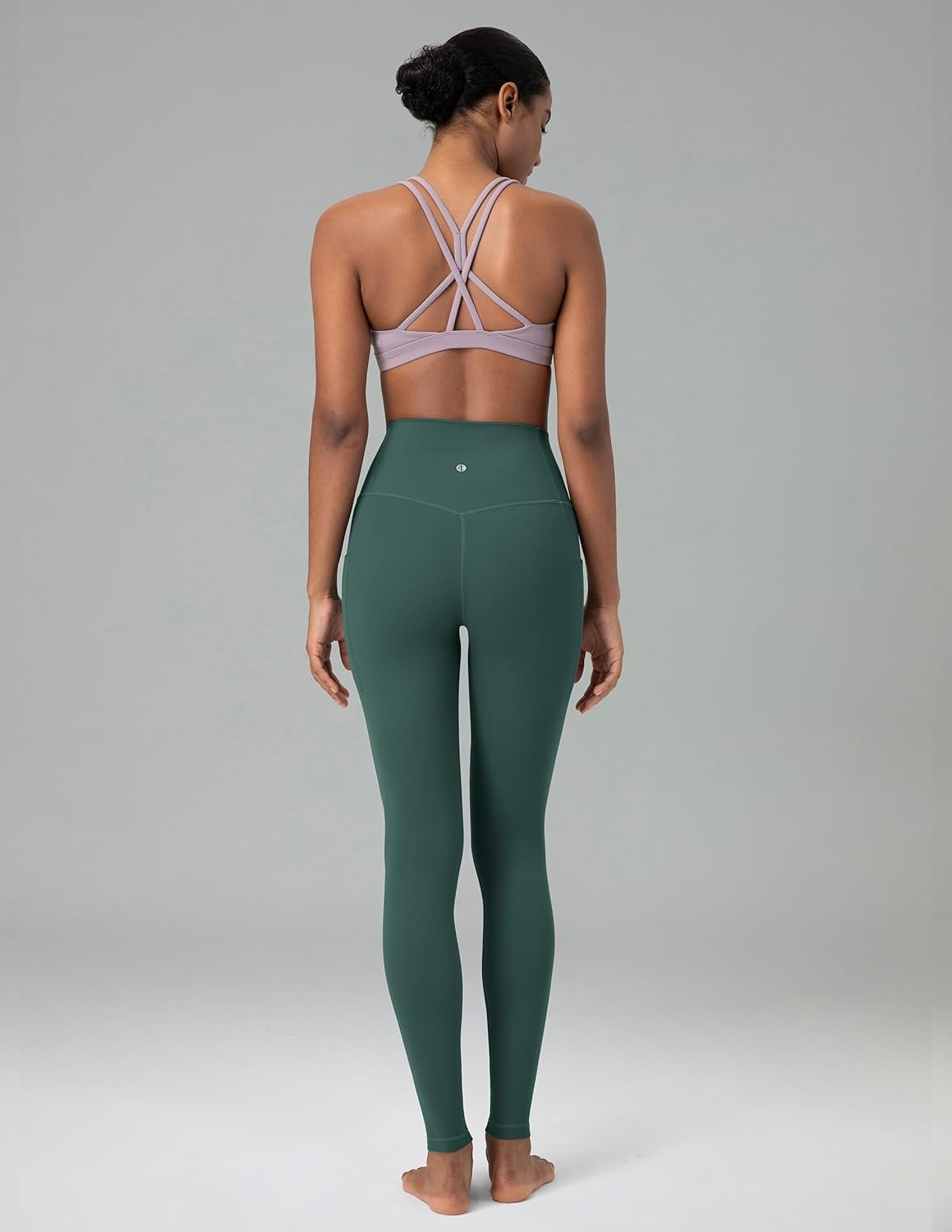 image:imageColorfulkoala Womens Dreamlux High Waisted Workout Leggings 25 28 Inseam Yoga Pants with PocketsPine Grove