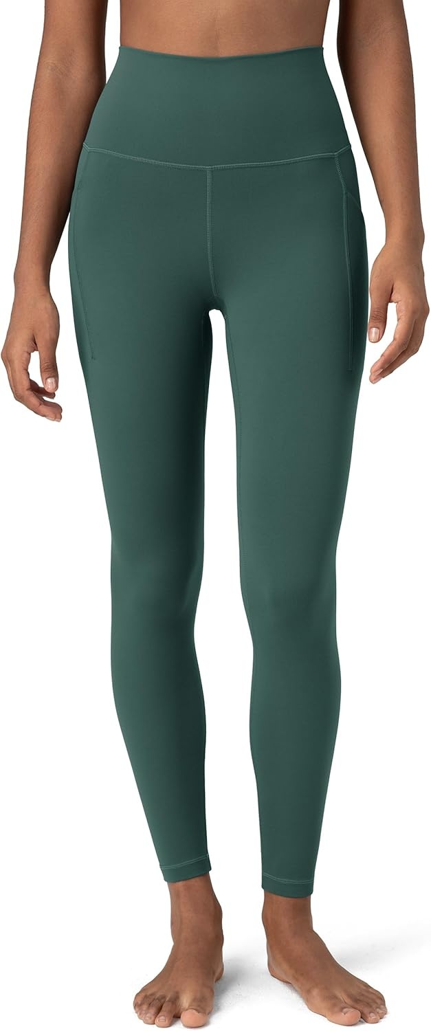 image:imageColorfulkoala Womens Dreamlux High Waisted Workout Leggings 25 28 Inseam Yoga Pants with PocketsPine Grove