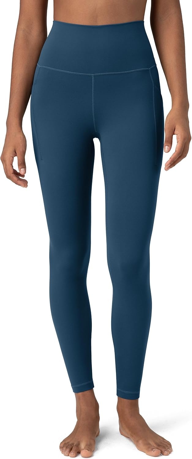 image:imageColorfulkoala Womens Dreamlux High Waisted Workout Leggings 25 28 Inseam Yoga Pants with PocketsTitan