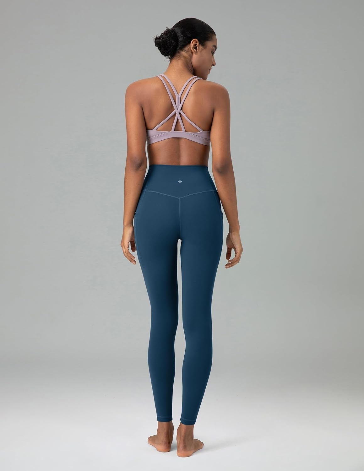 image:imageColorfulkoala Womens Dreamlux High Waisted Workout Leggings 25 28 Inseam Yoga Pants with PocketsTitan