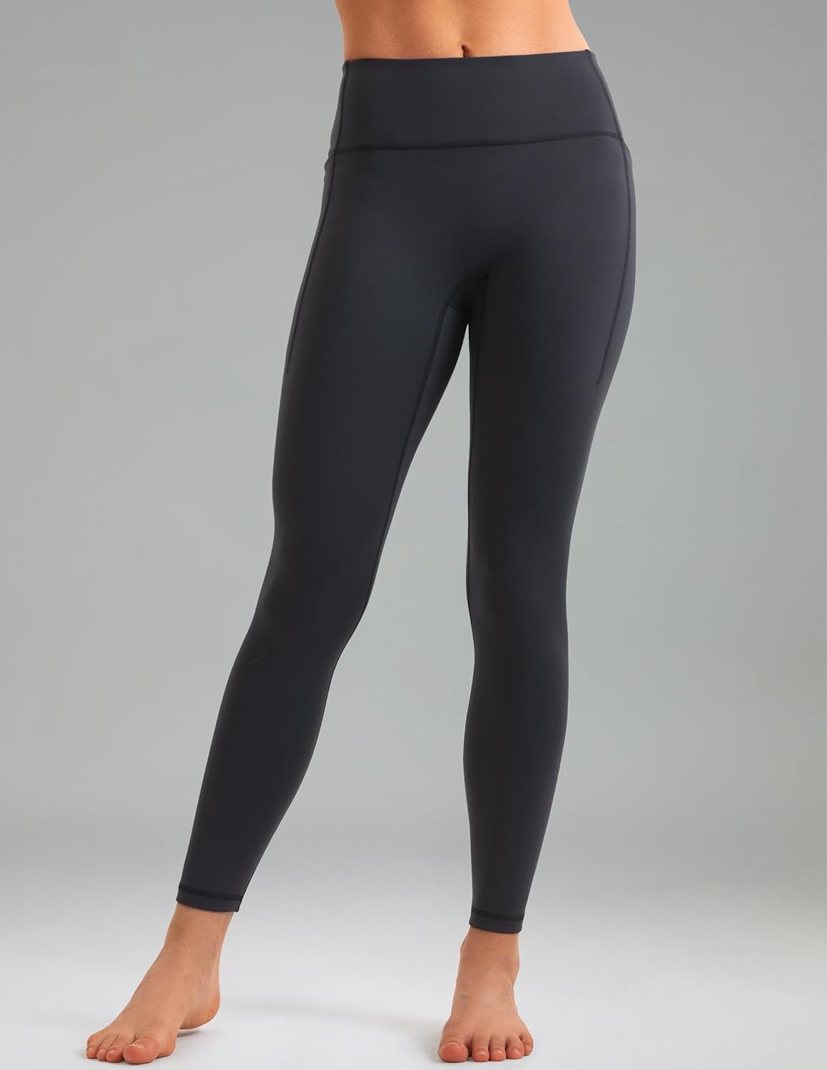 image:imageColorfulkoala Womens Fleece Lined Leggings 265 with Pockets Thermal Casual Workout No Front Seam Yoga Pants Winter WarmBlue Ink