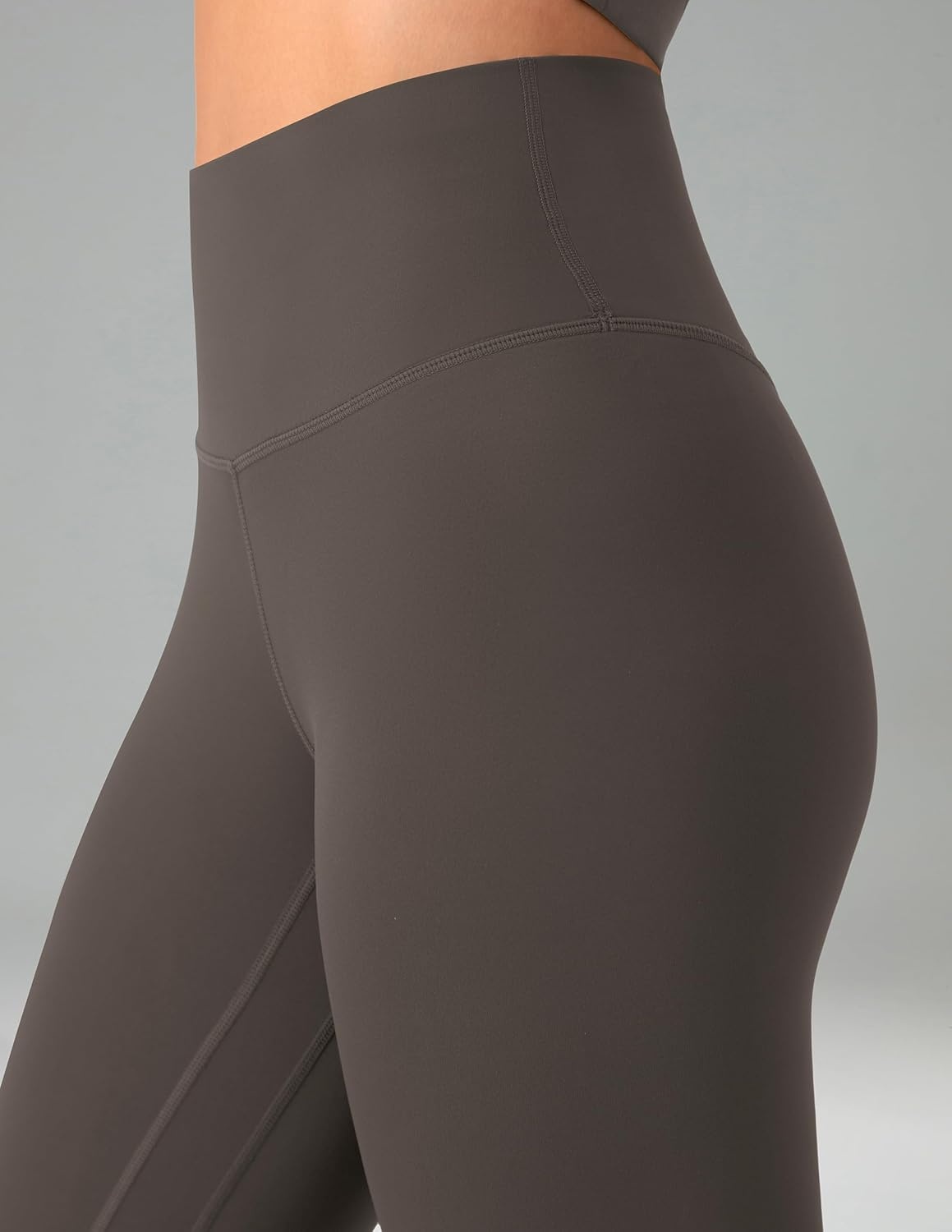 image:imageColorfulkoala Womens High Waisted Leggings for Women 28 Inseam Tummy Control Leggings Full Length Buttery Soft Yoga PantsMajor Brown