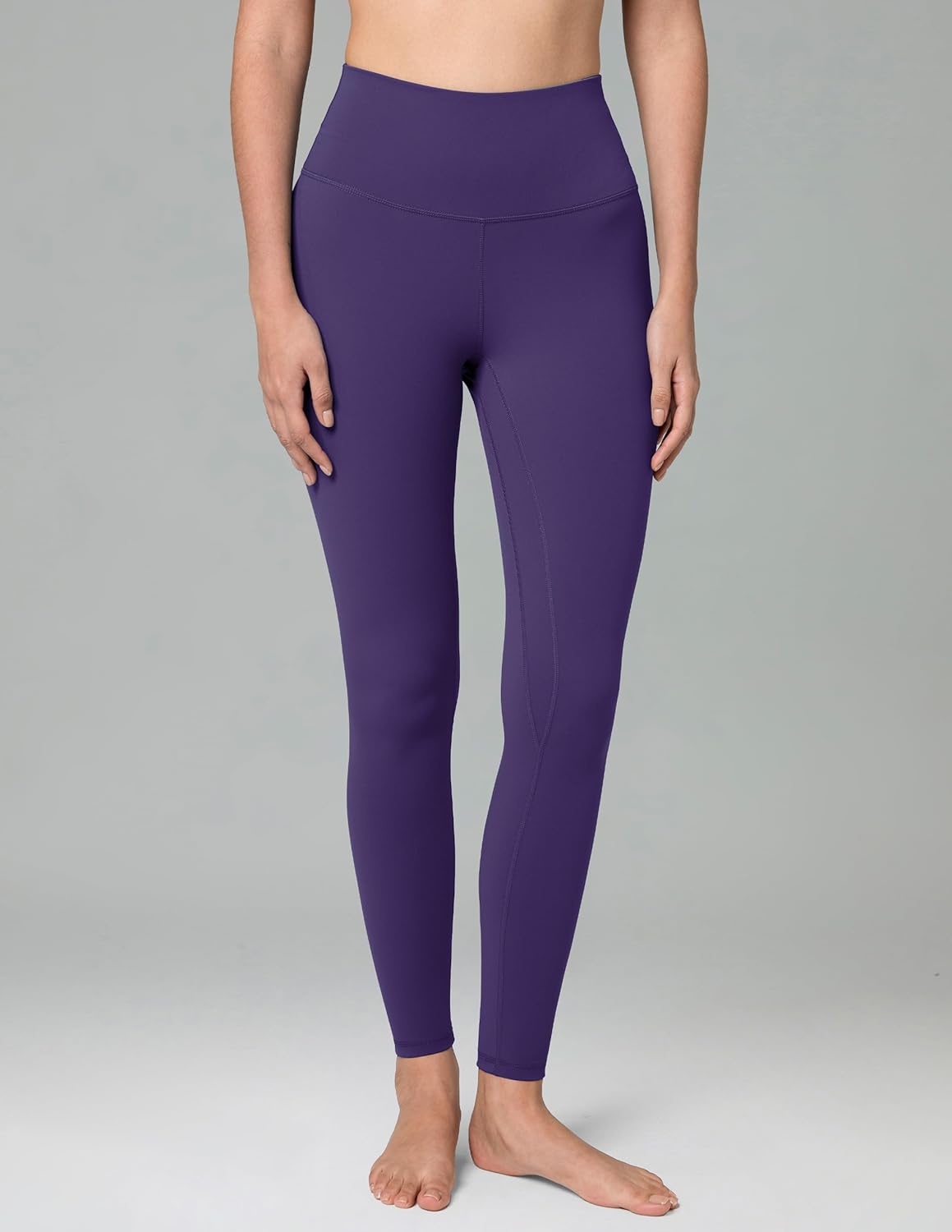 image:imageColorfulkoala Womens High Waisted Leggings for Women 28 Inseam Tummy Control Leggings Full Length Buttery Soft Yoga PantsMulberry Purple
