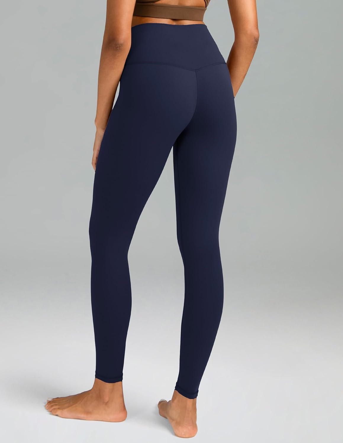 image:imageColorfulkoala Womens High Waisted Leggings for Women 28 Inseam Tummy Control Leggings Full Length Buttery Soft Yoga PantsTrue Navy
