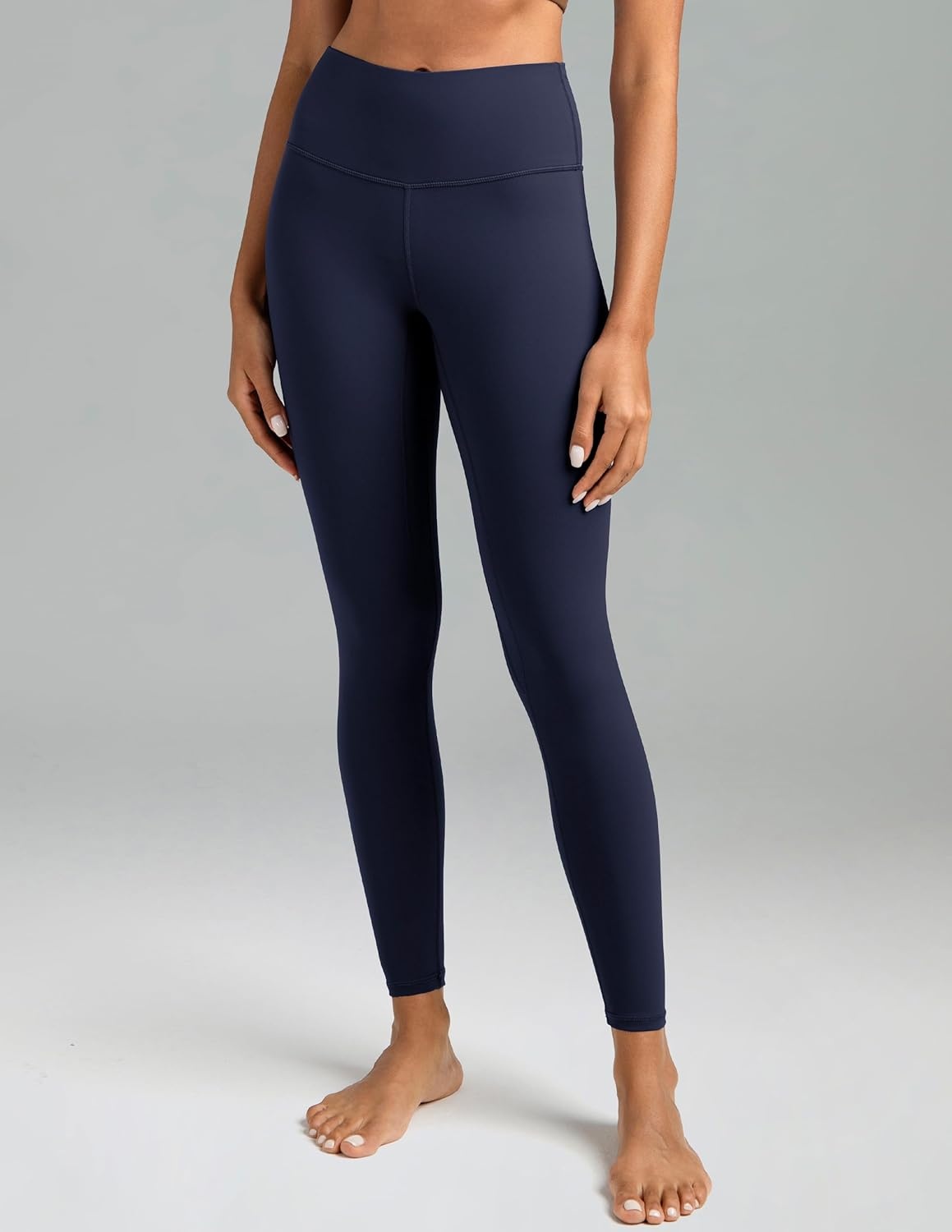 image:imageColorfulkoala Womens High Waisted Leggings for Women 28 Inseam Tummy Control Leggings Full Length Buttery Soft Yoga PantsTrue Navy