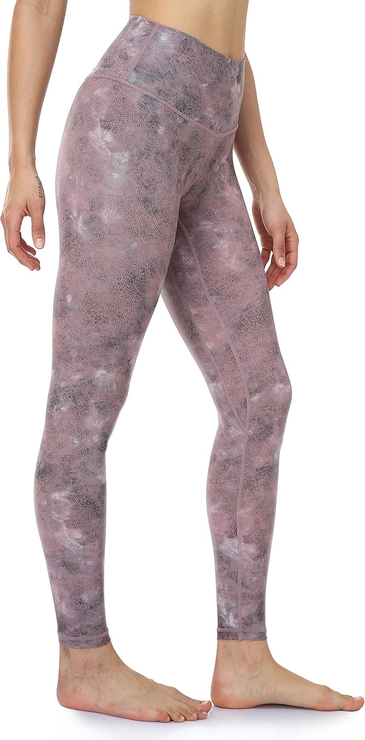 image:imageColorfulkoala Womens High Waisted Matte Faux Leather Leggings Full Length Yoga PantsGlossy Pink