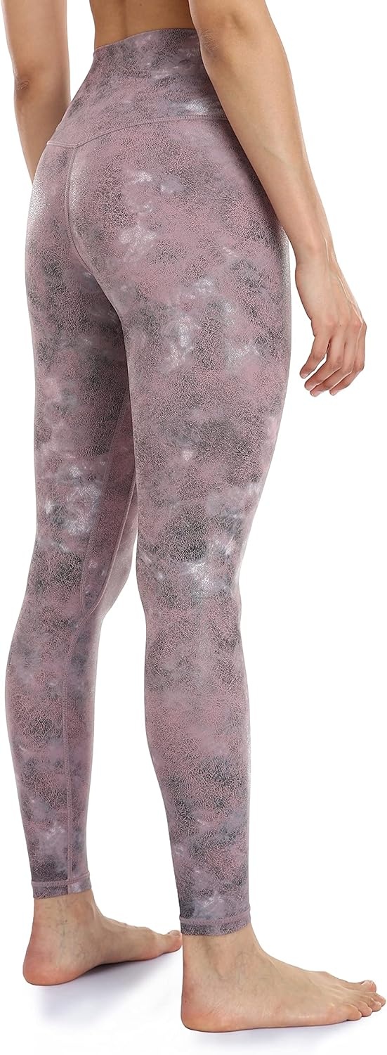 image:imageColorfulkoala Womens High Waisted Matte Faux Leather Leggings Full Length Yoga PantsGlossy Pink