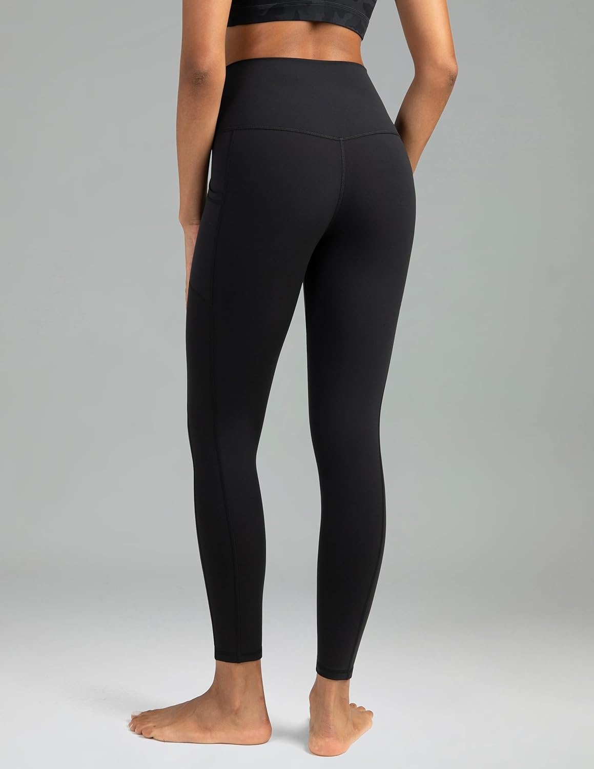 image:imageColorfulkoala Womens High Waisted Yoga Pants 78 Length Leggings with PocketsBlack