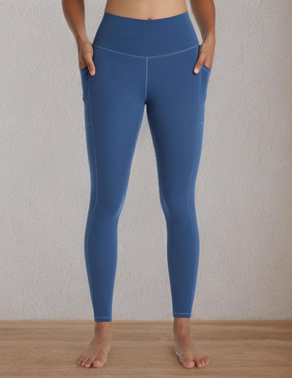 image:imageColorfulkoala Womens High Waisted Yoga Pants 78 Length Leggings with PocketsBlue Grouper