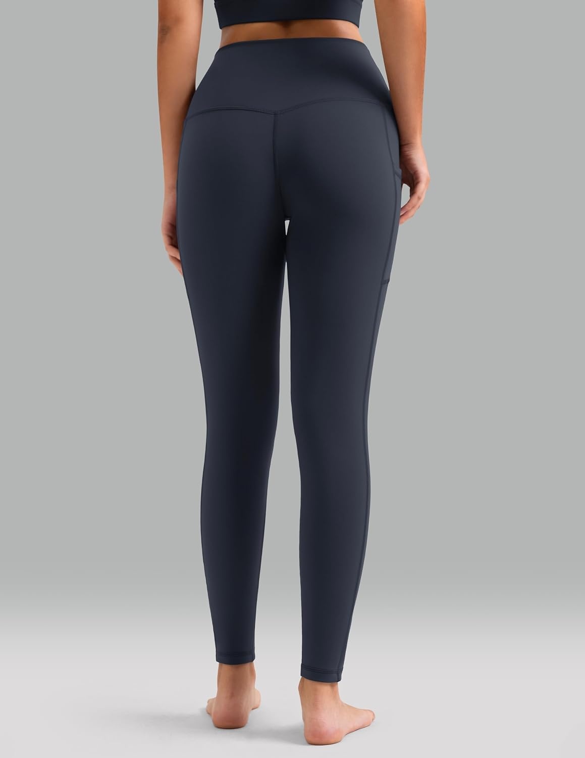 image:imageColorfulkoala Womens High Waisted Yoga Pants 78 Length Leggings with PocketsBlue Ink
