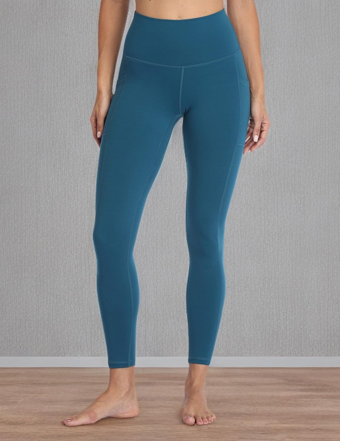 image:imageColorfulkoala Womens High Waisted Yoga Pants 78 Length Leggings with PocketsDark Teal