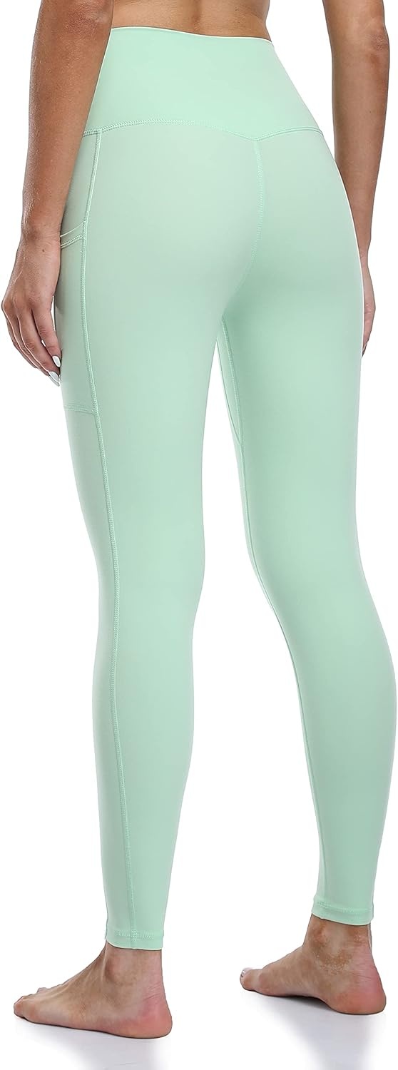 image:imageColorfulkoala Womens High Waisted Yoga Pants 78 Length Leggings with PocketsMint Green