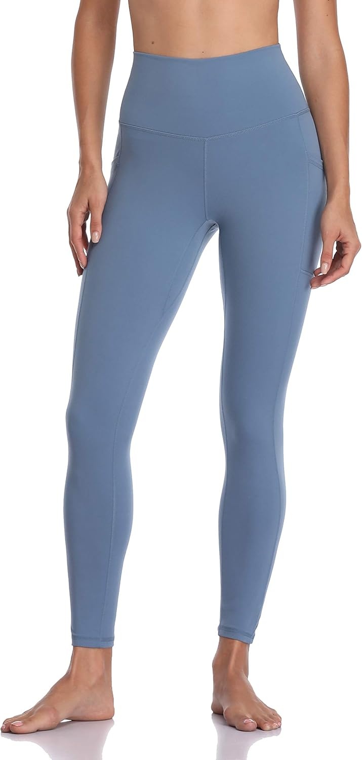 image:imageColorfulkoala Womens High Waisted Yoga Pants 78 Length Leggings with PocketsSteel Blue