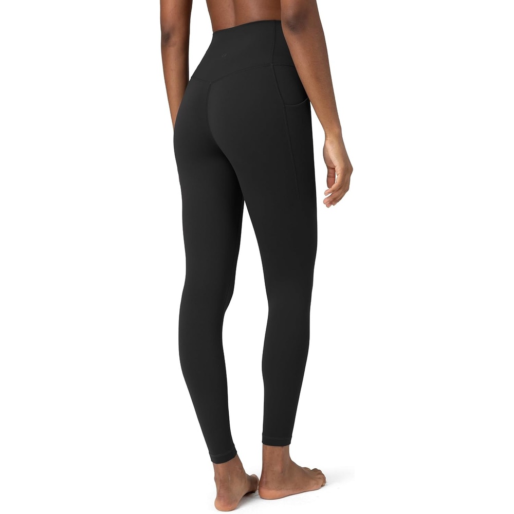 image:imageColorfulkoala Womens Dreamlux High Waisted Workout Leggings 25 28 Inseam Yoga Pants with PocketsBlack