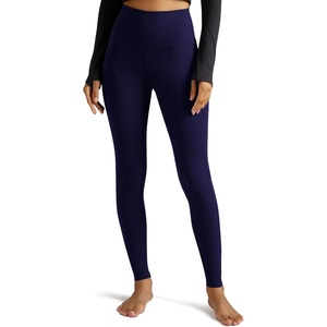 image:imageColorfulkoala Womens High Waisted Leggings 28 Inseam Full Length Workout Yoga Pants with PocketsNavy