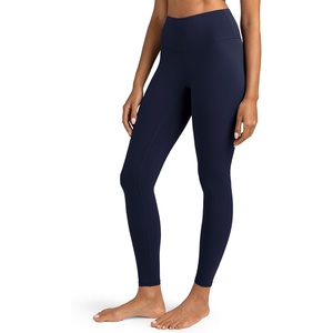 image:imageColorfulkoala Womens High Waisted Leggings for Women 28 Inseam Tummy Control Leggings Full Length Buttery Soft Yoga PantsTrue Navy