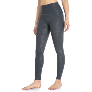 image:imageColorfulkoala Womens High Waisted Matte Faux Leather Leggings Full Length Yoga PantsBlack Camo
