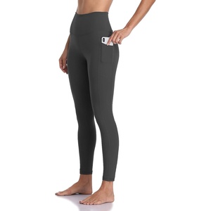 image:imageColorfulkoala Womens High Waisted Yoga Pants 78 Length Leggings with PocketsCharcoal Grey