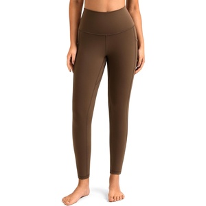 image:imageColorfulkoala Womens High Waisted Yoga Pants 78 Length Leggings with PocketsCocoa