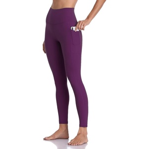 image:imageColorfulkoala Womens High Waisted Yoga Pants 78 Length Leggings with PocketsDeep Violet