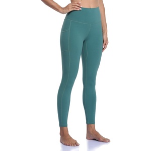 image:imageColorfulkoala Womens High Waisted Yoga Pants 78 Length Leggings with PocketsEmerald Green