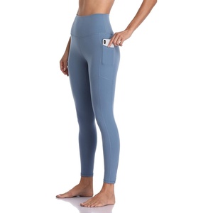 image:imageColorfulkoala Womens High Waisted Yoga Pants 78 Length Leggings with PocketsSteel Blue