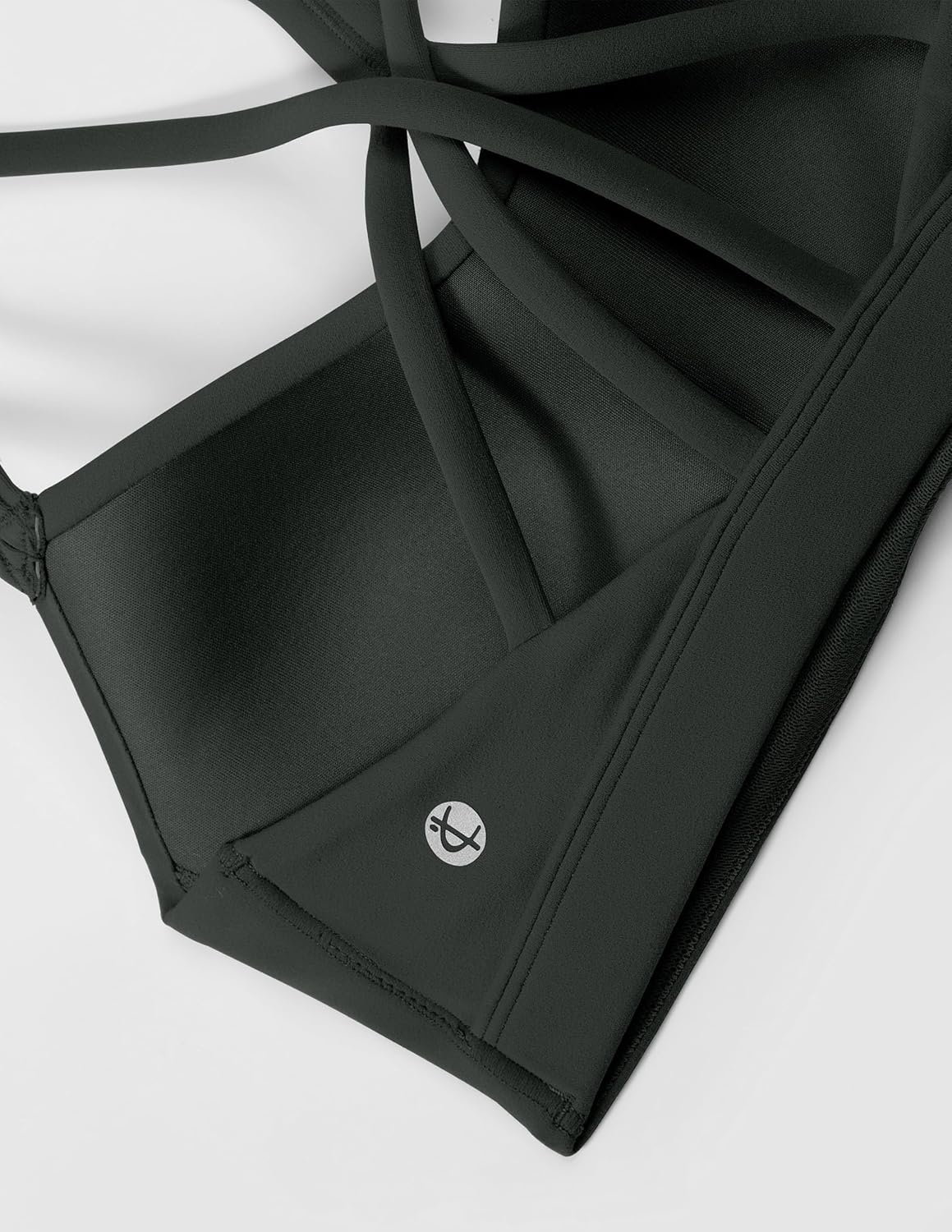 image:imageColorfulkoala Womens Dreamlux Strappy Sports Bra Crisscross Back Yoga Tops with Molded Foam Cups
