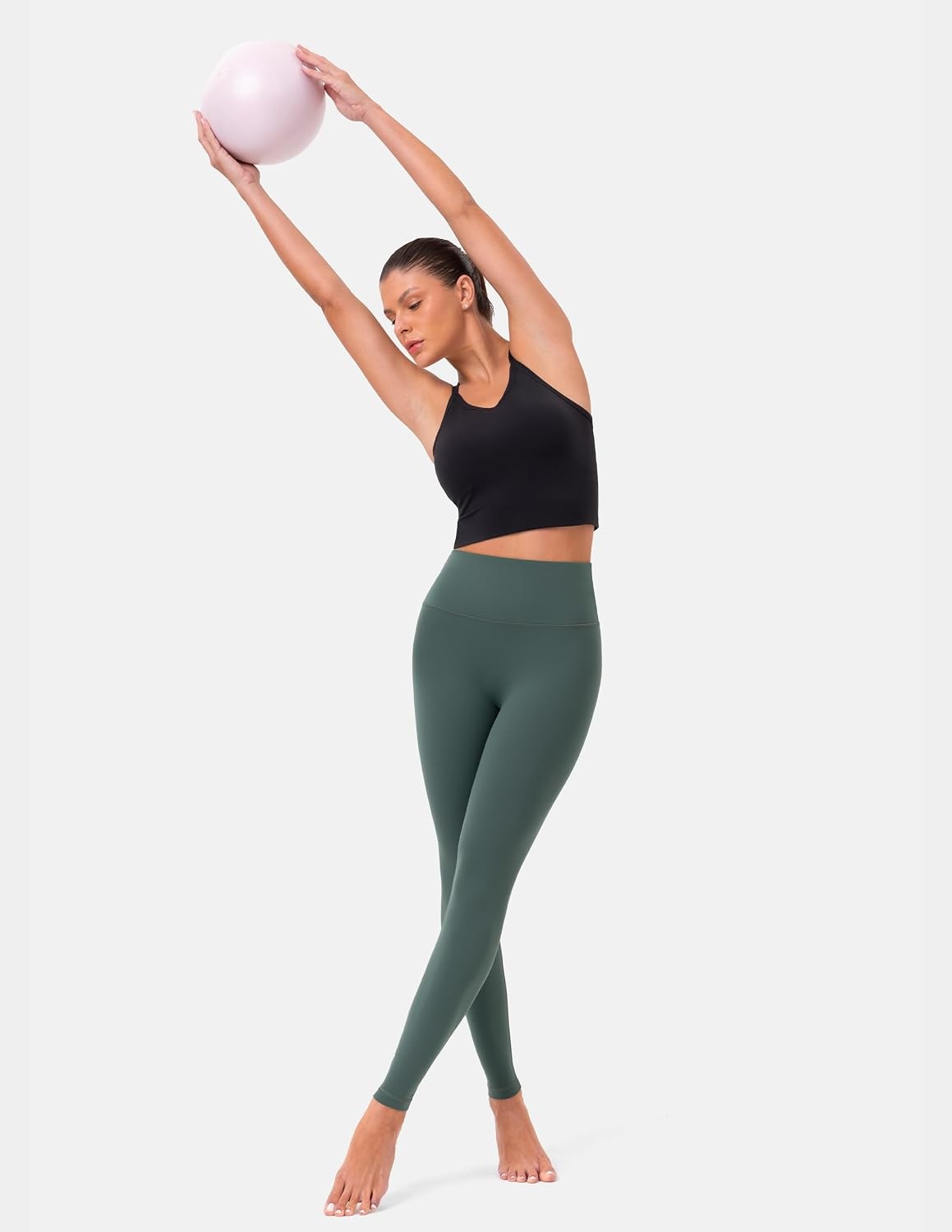 image:imageColorfulkoala Sculptiva Built in Bra Tank Tops for Women Racerback Padded Sleeveless Camisole Casual Workout Yoga TopsBlack