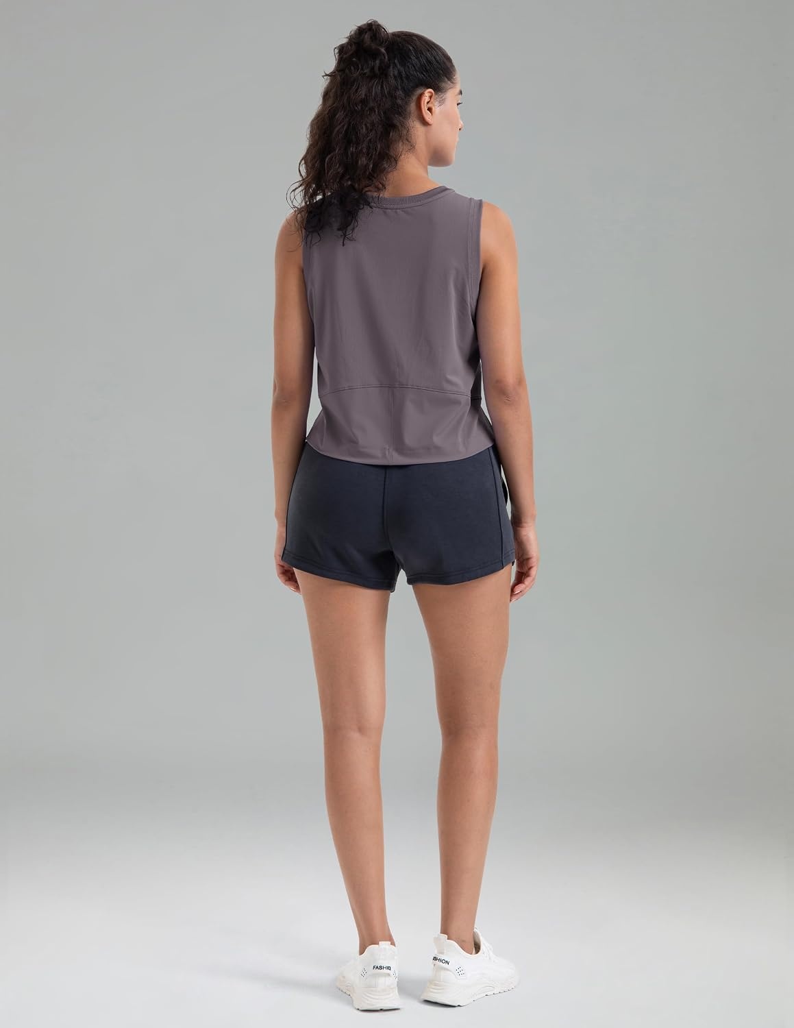 image:imageColorfulkoala Womens Breezy Mesh Back Muscle Tank Loose Fit Workout TopsNirvana