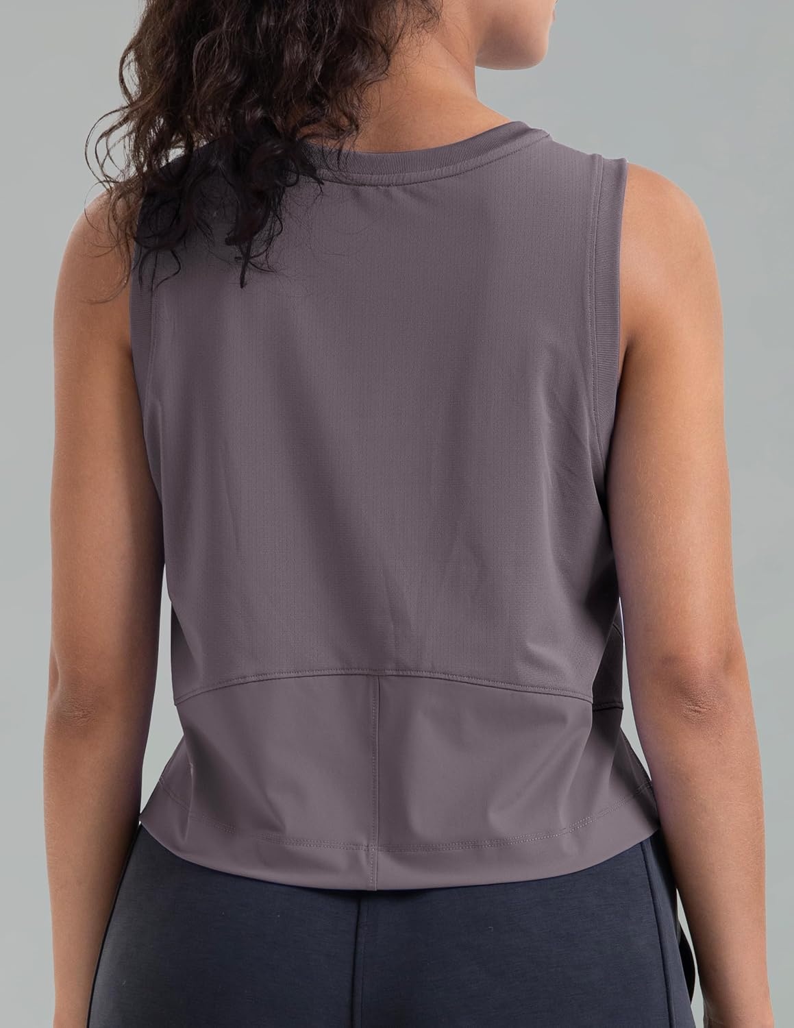 image:imageColorfulkoala Womens Breezy Mesh Back Muscle Tank Loose Fit Workout TopsNirvana